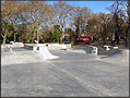 Clapham Common skate park construction - Click on image to enlarge